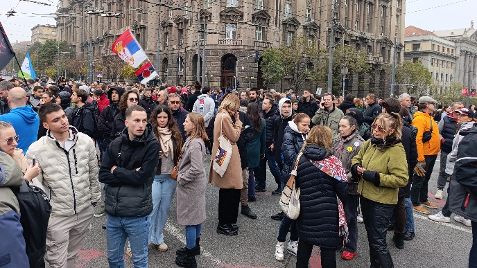 Protest "Mi smo živi zid"